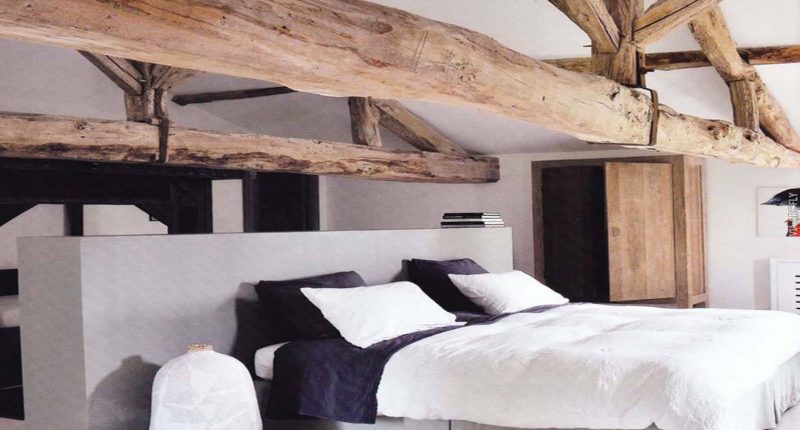 Mobiliario de dormitorio con cabecero contemporáneo y clóset en madera para espacMobiliario de dormitorio con cabecero contemporáneo y clóset en madera para espacios residencialesios residenciales